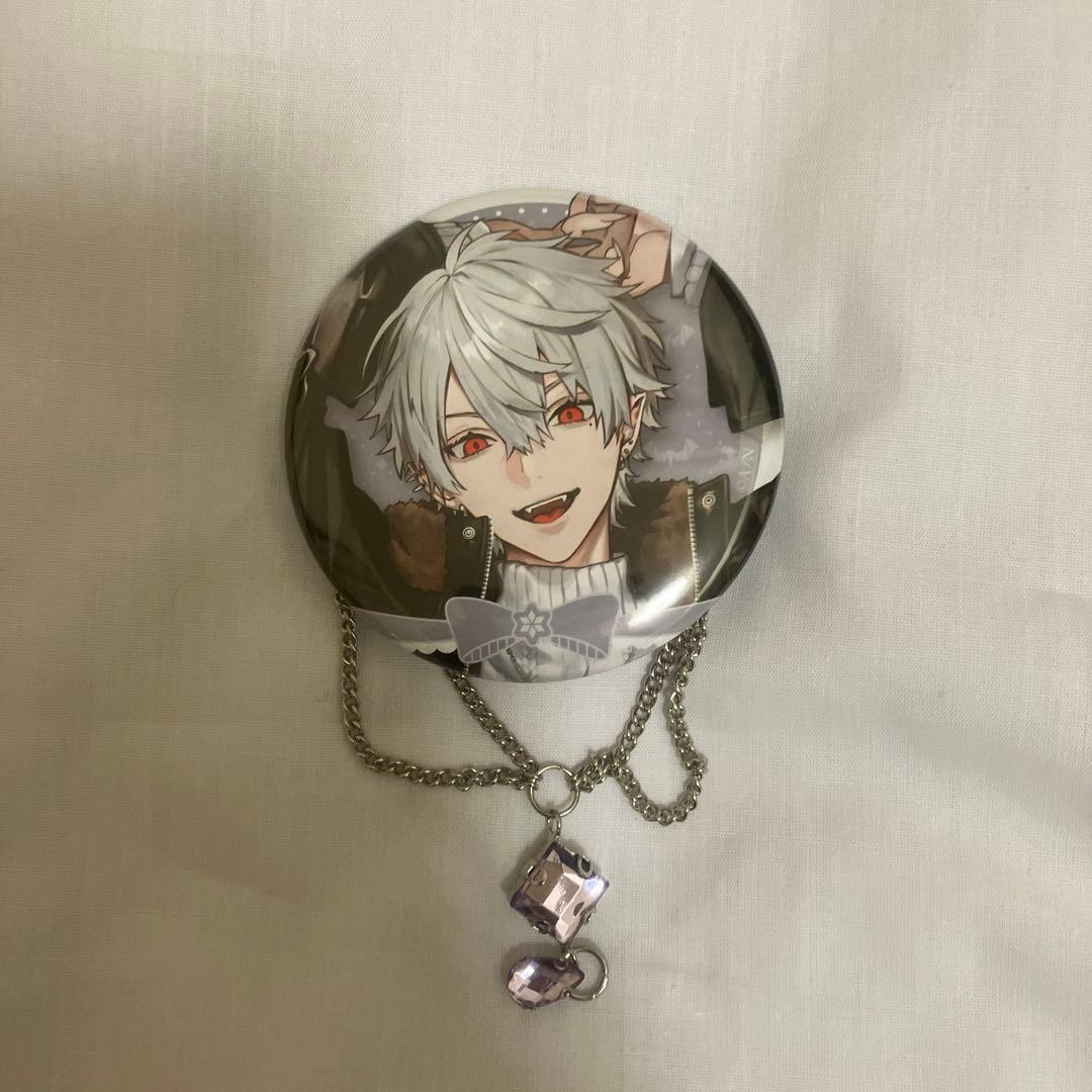 にじさんじ ウィンターデート 2024 チェーン付き缶バッチ 葛葉 - メルカリ
