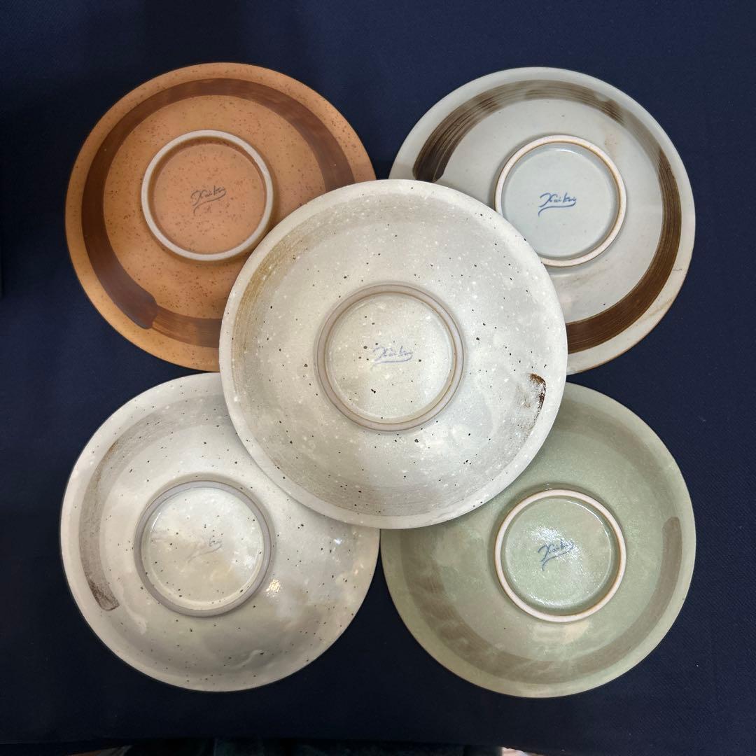 ☆専用☆エクレクティック カイカイ クバの大地 平鉢 17cm 5枚 箱あり