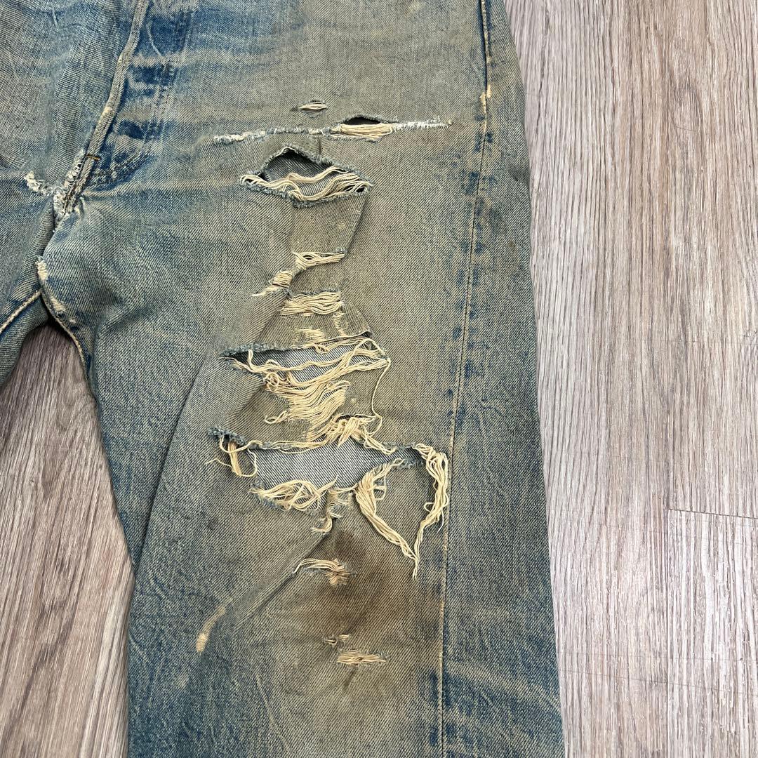 Levi's501デットストックストレートデニム ブルー【古着】W40