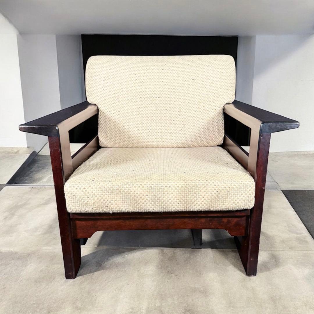 HR735 北海道民芸家具 シングルソファ 1人掛けソファ