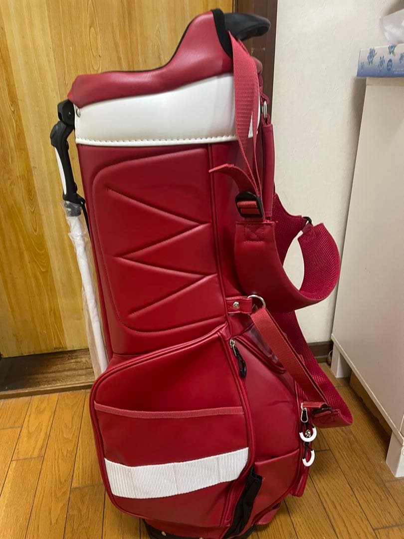 Yellow Lobster 赤 スタンド式キャディバッグ　イエローロブスター