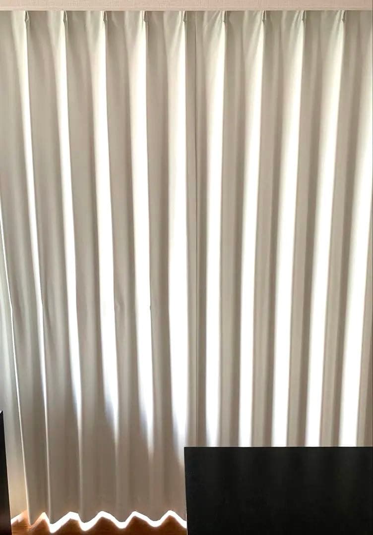 ニトリ ドレープカーテン 両開き 遮光 幅480cm 丈220cm