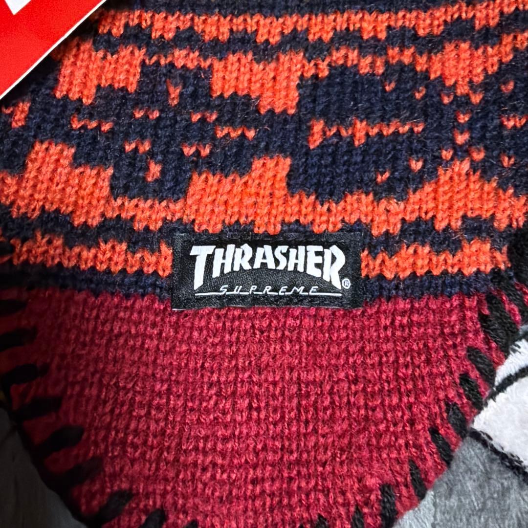 S*N様 Supreme x Thrasher Earflap Beanie