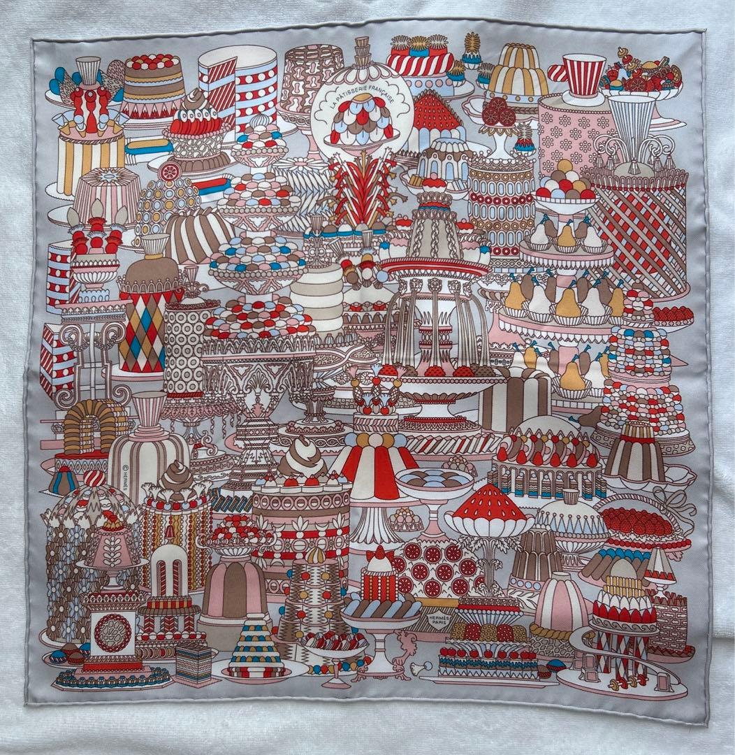 エルメス スカーフガヴロッシュ 45 パティスリー・フランセーズ - メルカリ