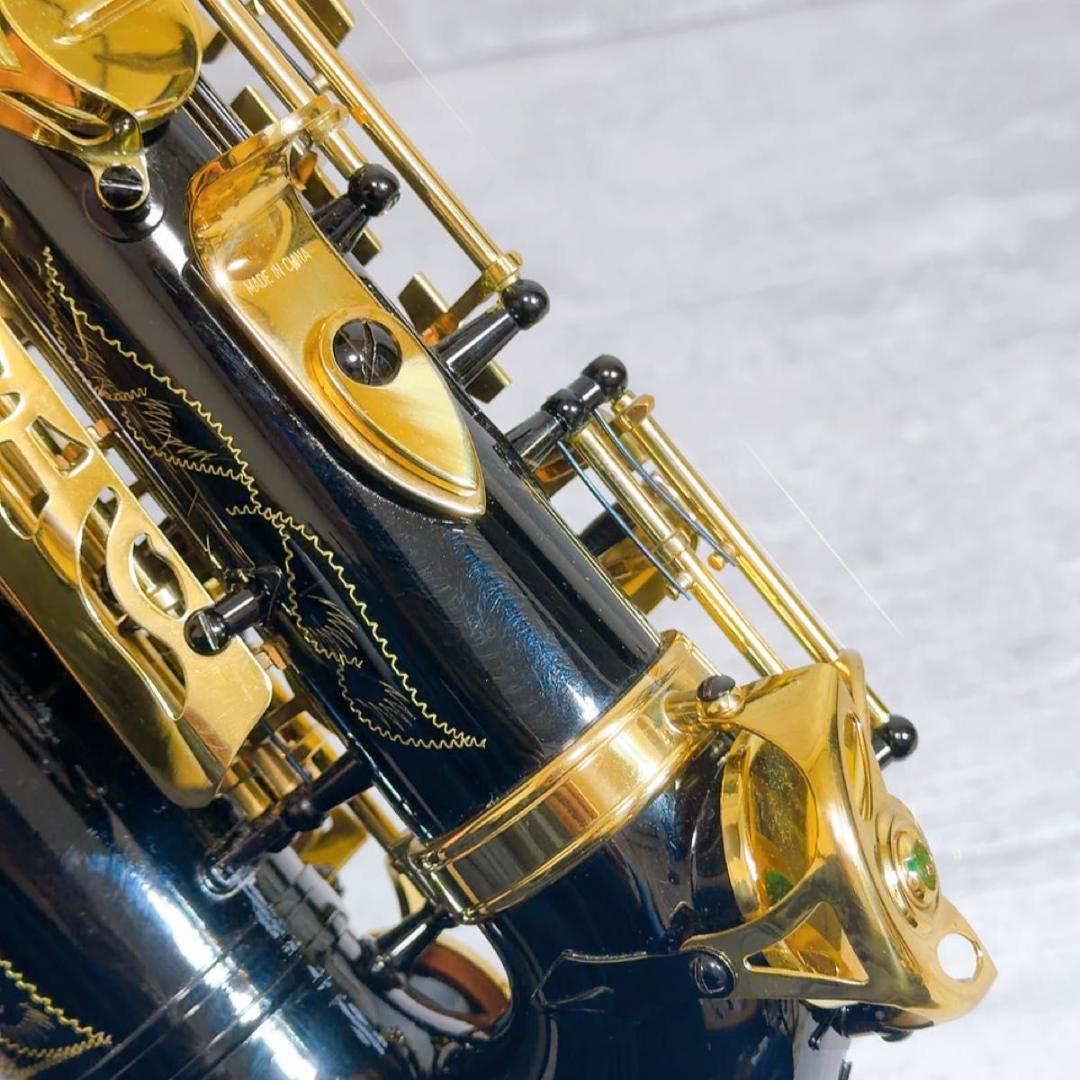 良品! アルトサックス　黒 ゴールド　管楽器　ノーブランド　ケース
