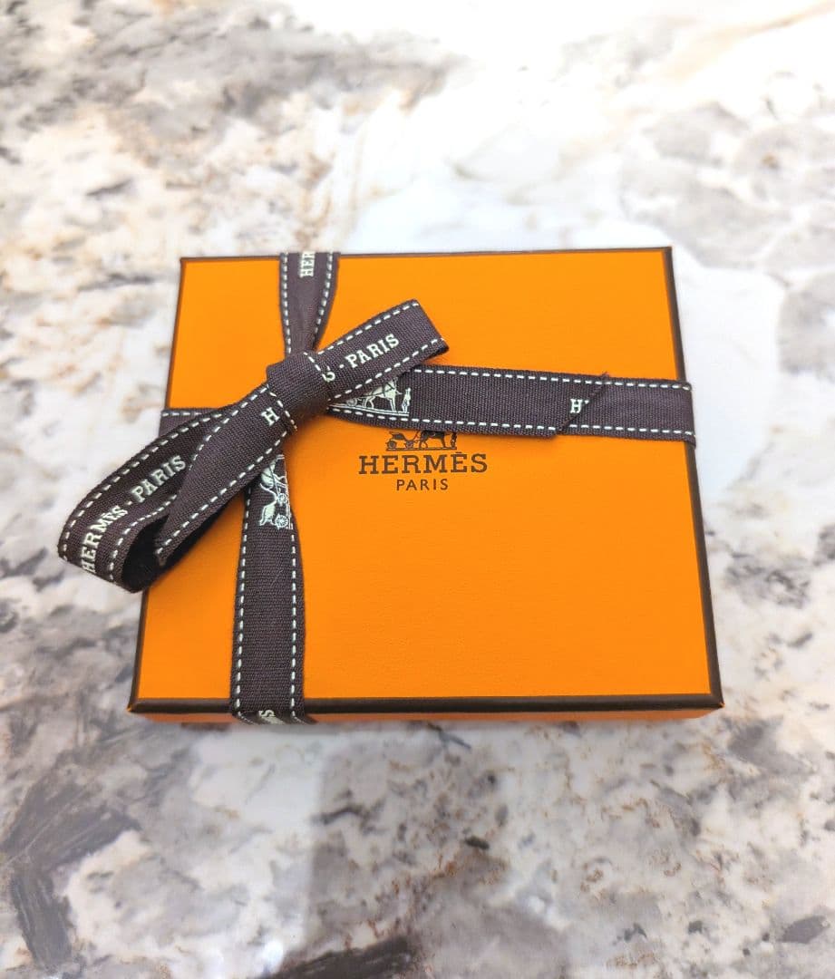 【新品未使用】HERMES バスティア エルメスオレンジ ライム