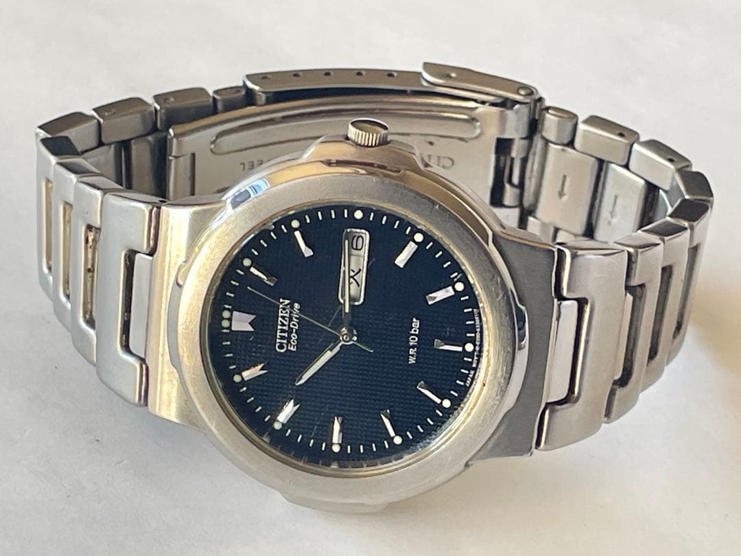 CITIZEN ECO-DRIVE E100-K17837 メンズクォーツ - メルカリ