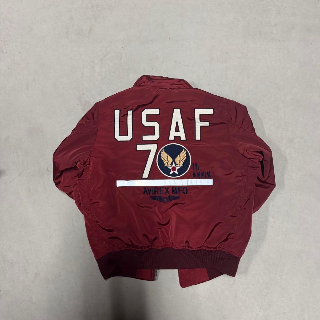 Avirex USAF 70周年フライトジャケット ma1