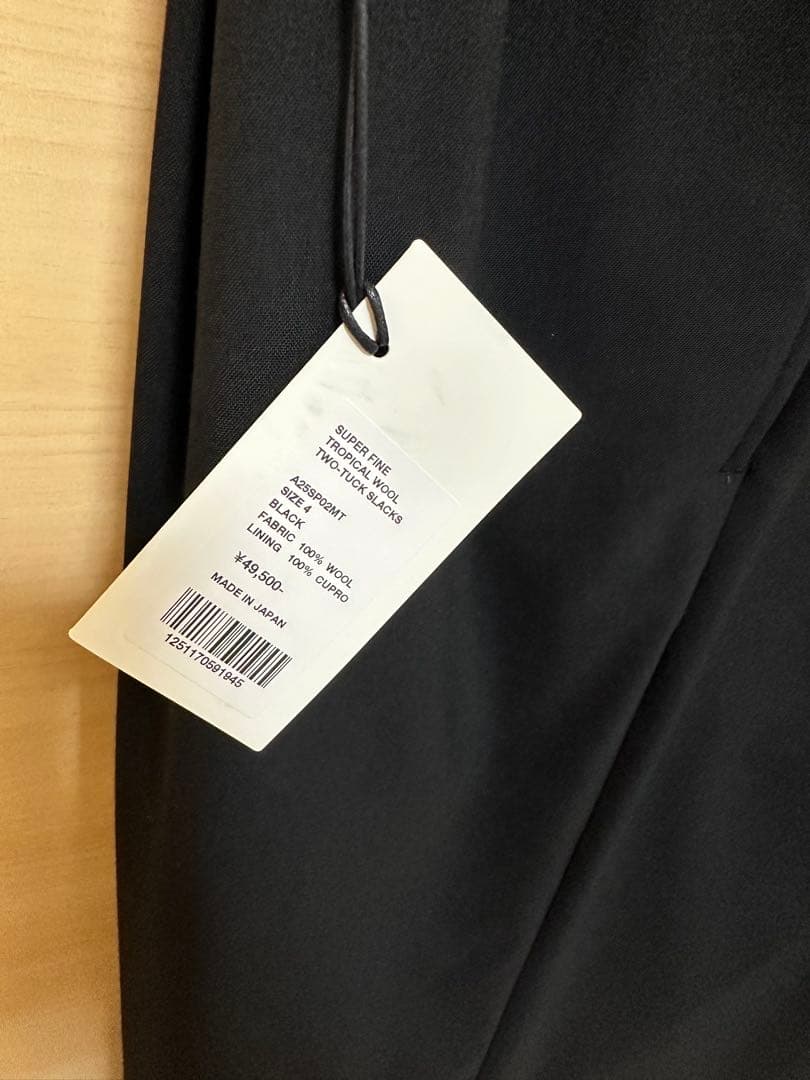 スーツ AURALEE TROPICAL WOOL TWO-TUCK SLACKS 4
