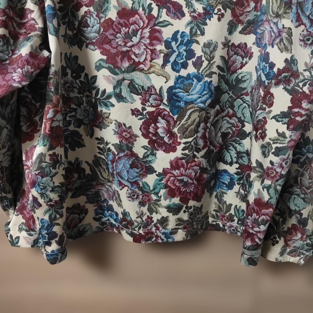 極美品FAT 総柄、花柄カーディガン BLOSSOGAN サイズFAT(XL) - メルカリ