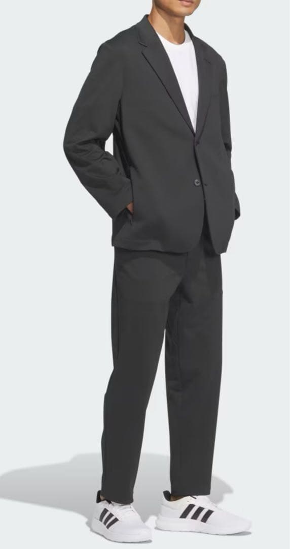 adidas(アディダス) プレミアムテーラードジャケットセットアップ黒
