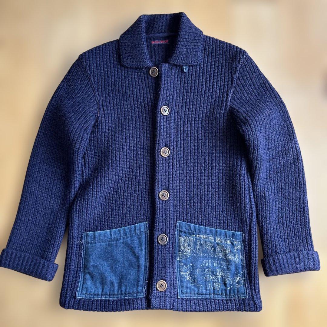 BLUE BLUE 圧縮ニットジャケット キムタク着用ラブジェネ ハリラン