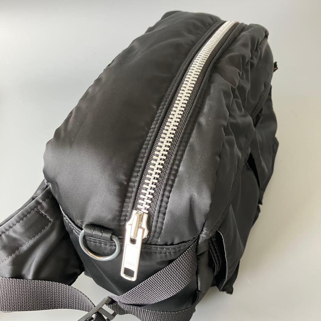 極美品 PORTER / TANKER WAIST BAG/ショルダーベルト付き