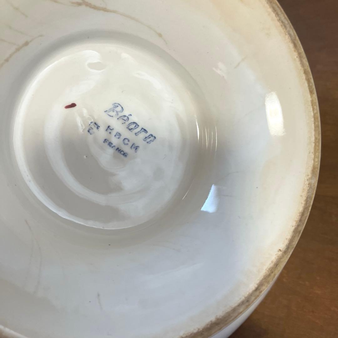 フランスアンティーク クレイユモントロー Béarn バスク柄 コンポ