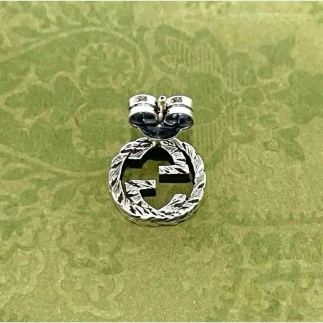 【極美品】グッチ　インターロッキング　アラベスク　ピアス片耳　メンズ/レディース