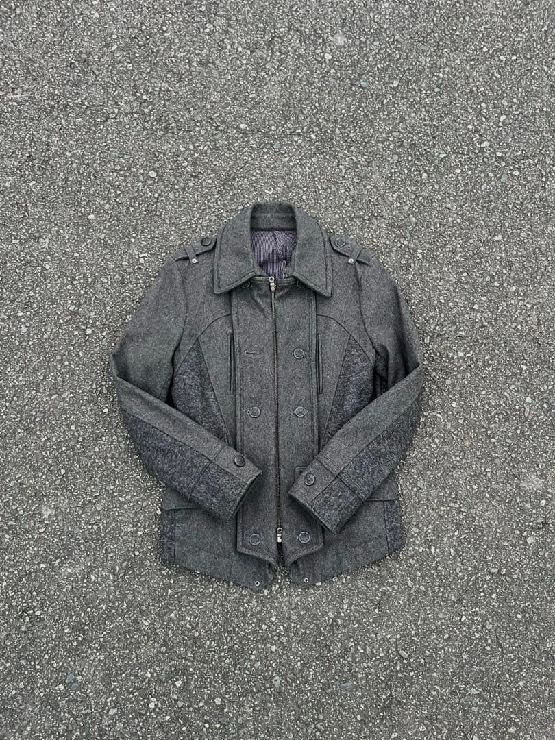 ppfm ナポレオンジャケット 00s Y2K ダブルジップ 美品 pコート - メルカリ