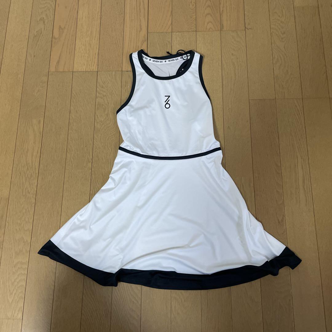 日本初上陸　セブンシックス　テニスウェア　ワンピース　ホワイト