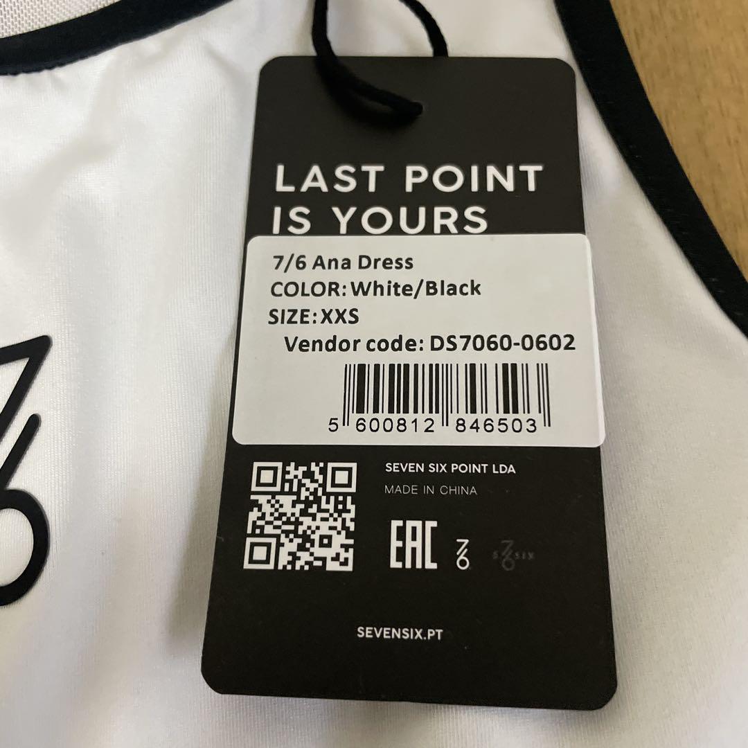 日本初上陸　セブンシックス　テニスウェア　ワンピース　ホワイト