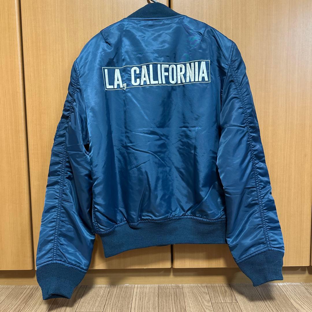 新品未使用 SCHOTT ロンハーマン MA-1フライトジャケット ネイビー M