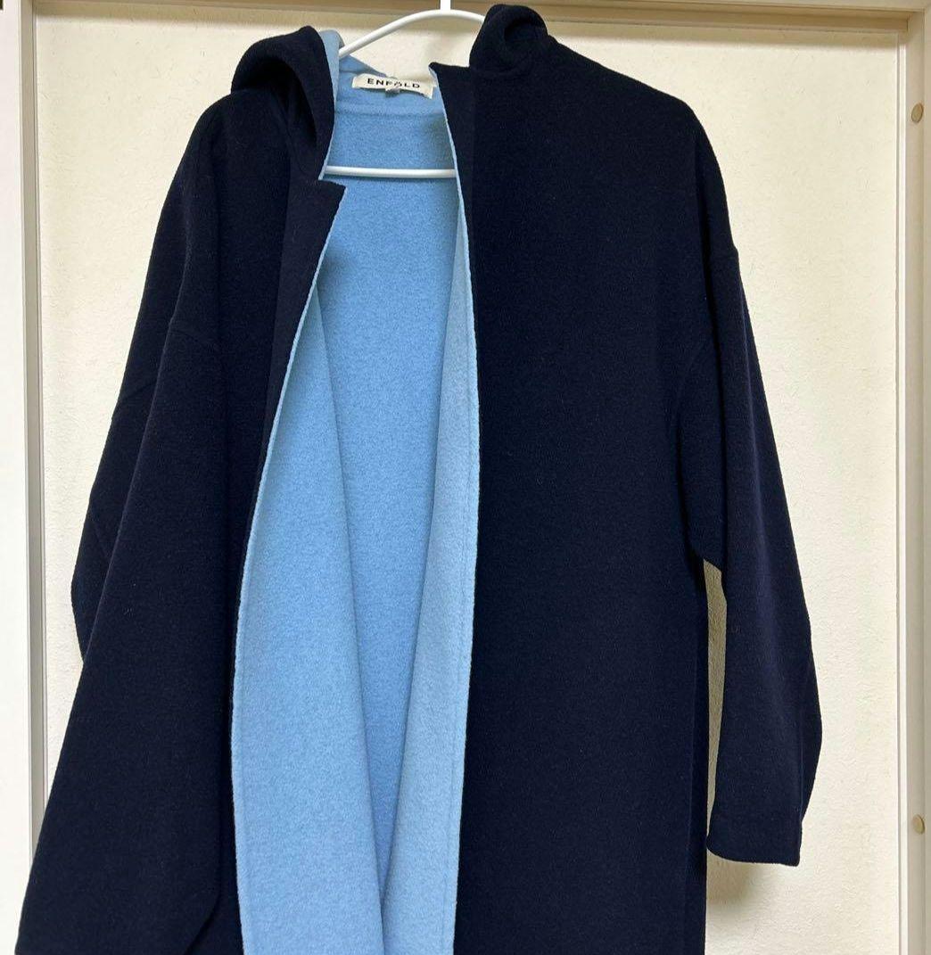 エンフォルド　ロングコート 36 ダブルフェイス