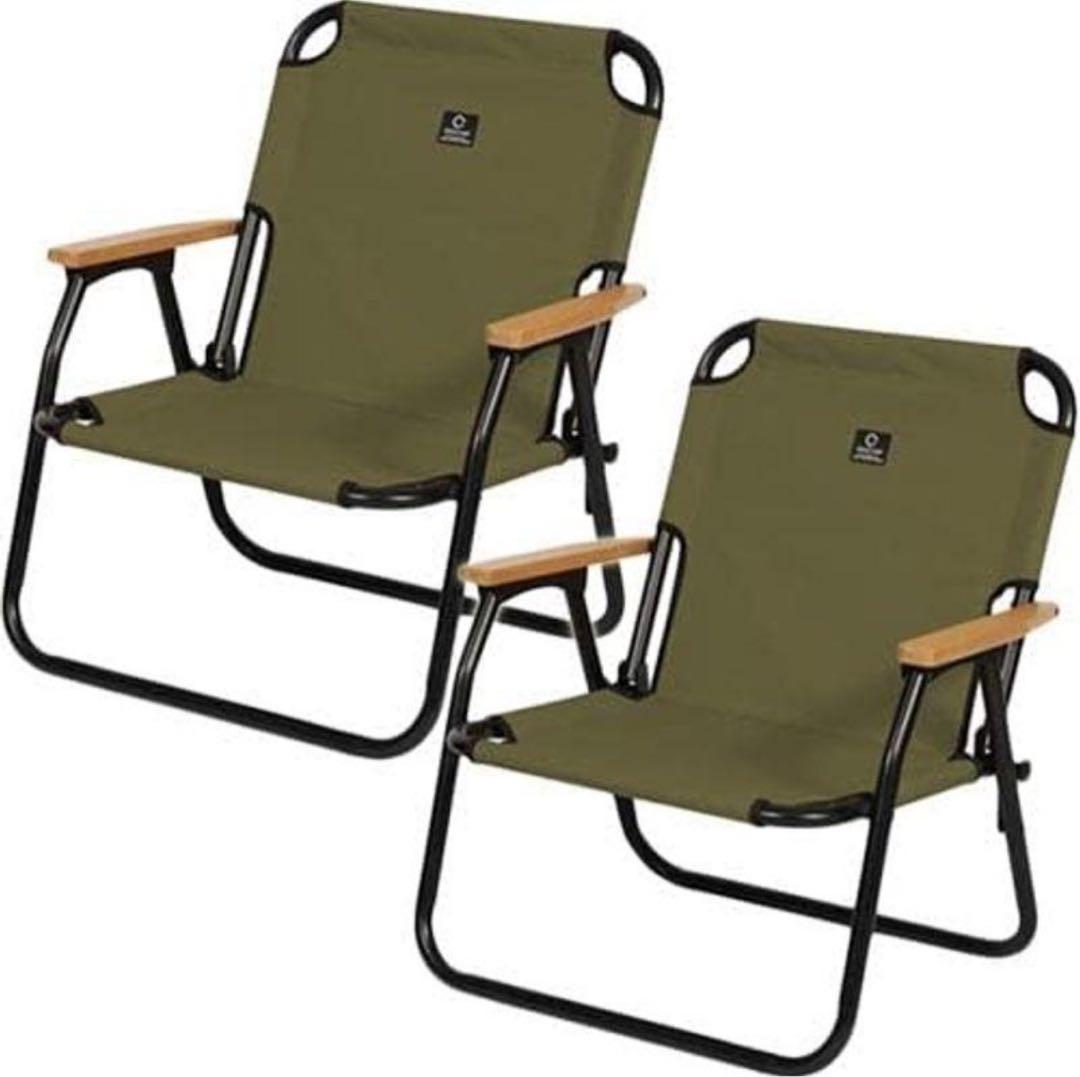 QUICKCAMP 一人掛けローチェア 2脚セット