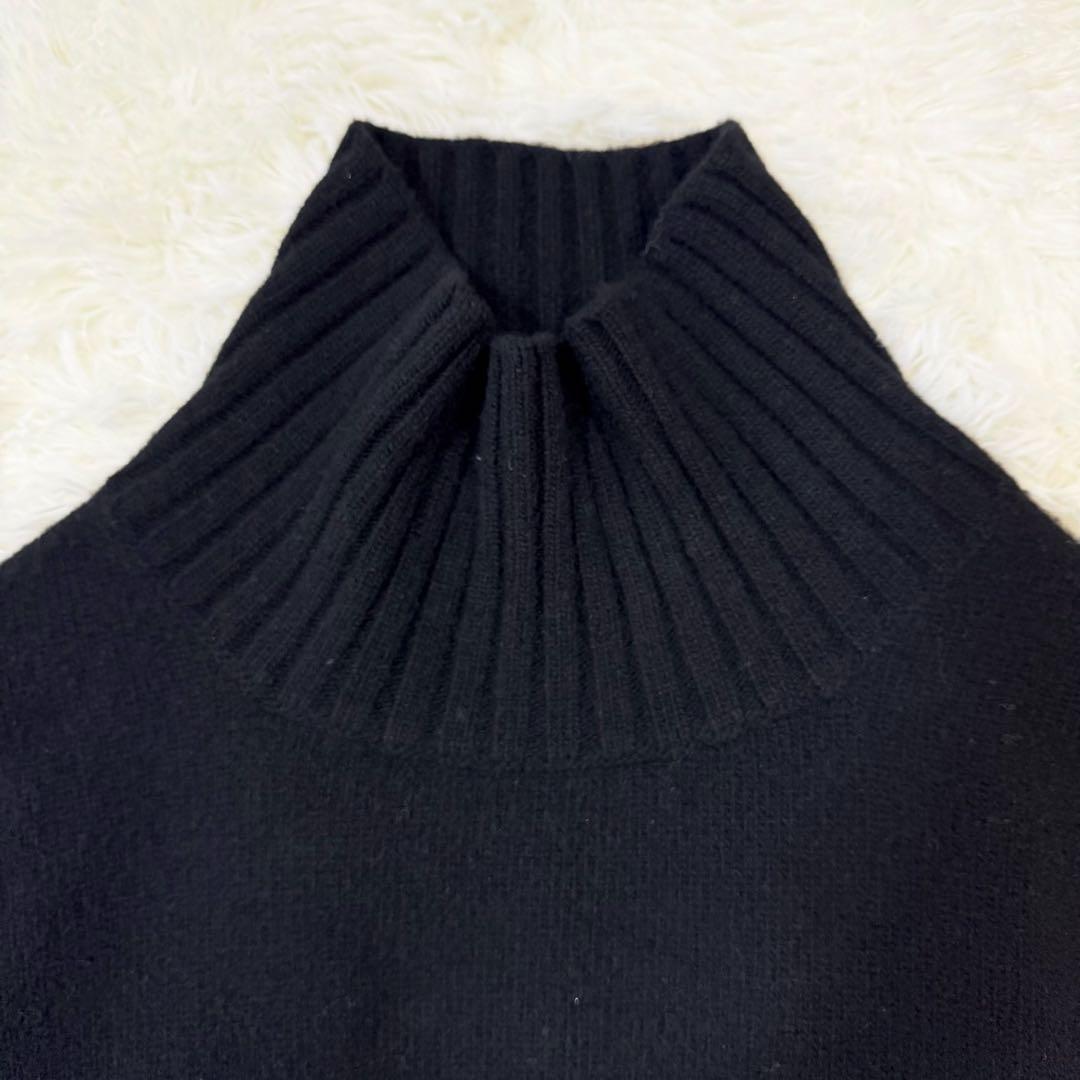 美品✨ Plageスーパーファインウールカシミヤハイネックミニワンピース