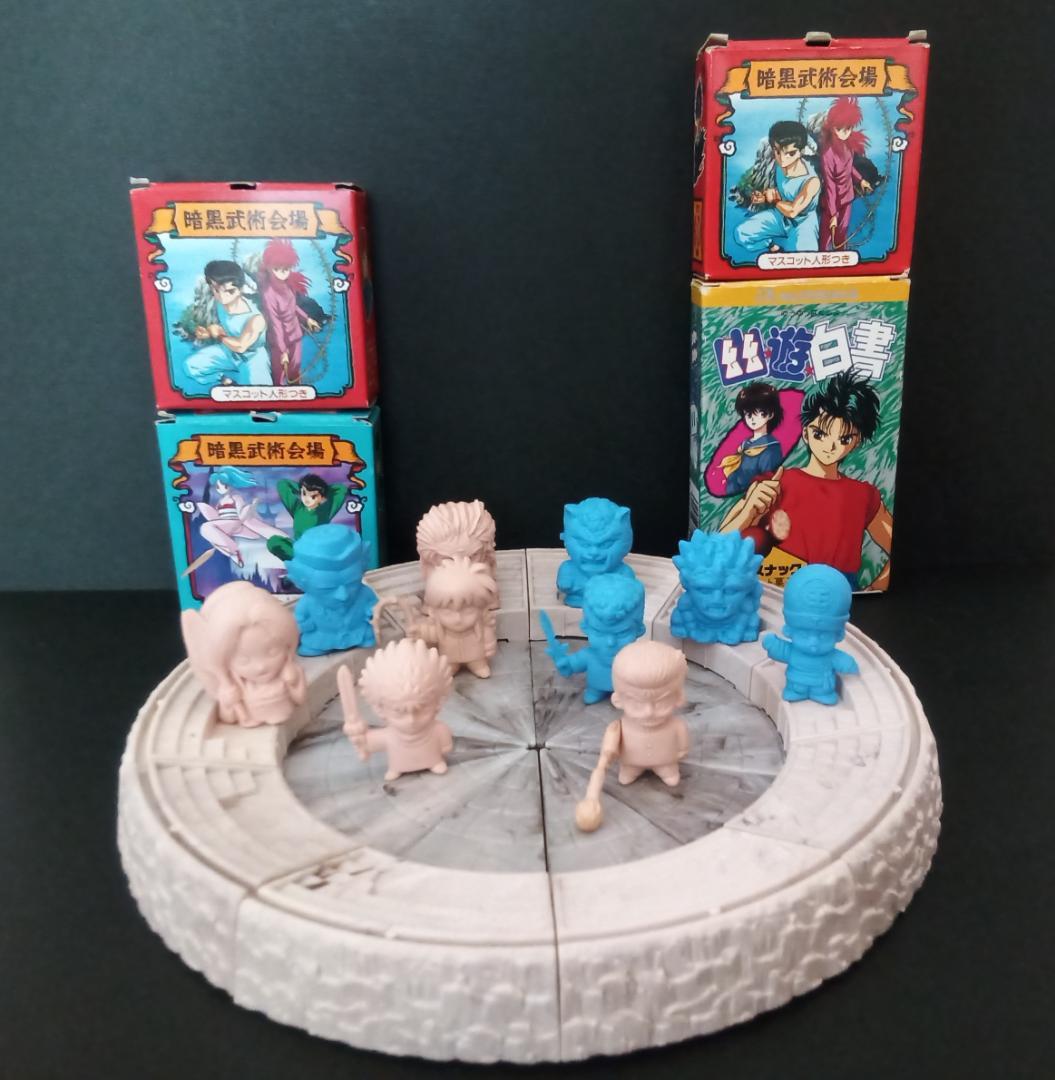 森永 幽遊白書チョコスナック 第1弾 暗黒武術会篇 全10種 現状品 食玩