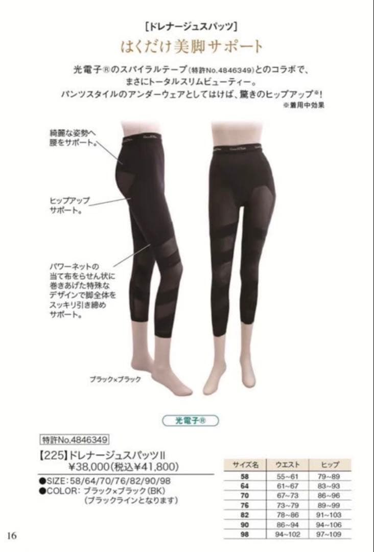 ドレナージュスパッツ サイズ64 - メルカリ