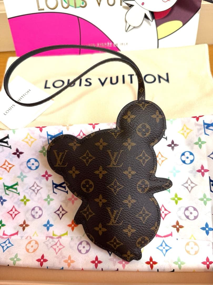 新品未使用♪ LV × TM バッグチャーム・スーパーフラット M02440