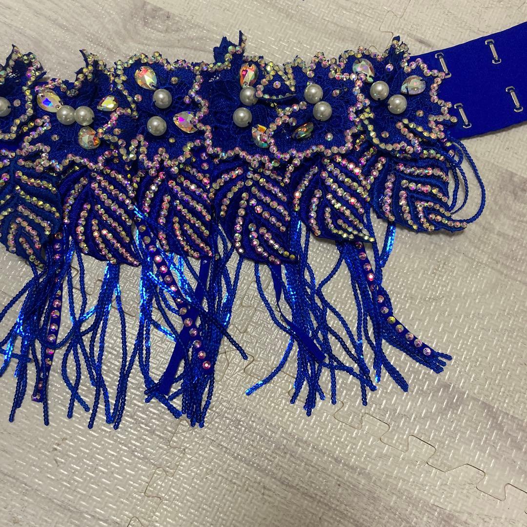 ベリーダンス衣装　ブルー