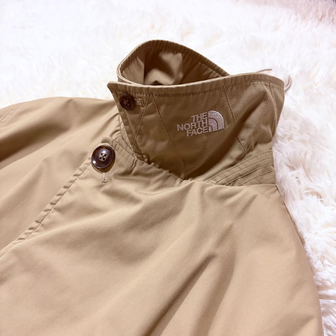 NORTH FACE BEAMS 別注 ステンカラーコート ベージュ L