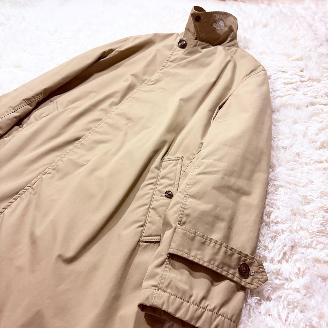 NORTH FACE BEAMS 別注 ステンカラーコート ベージュ L