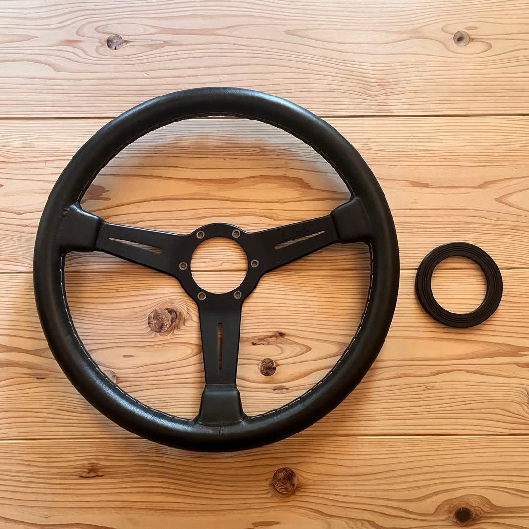 Nardiクラシック　ブラック×レザー NARDI CLASSIC ブラックレザー&ブラックスポーク 36 : オートバックス