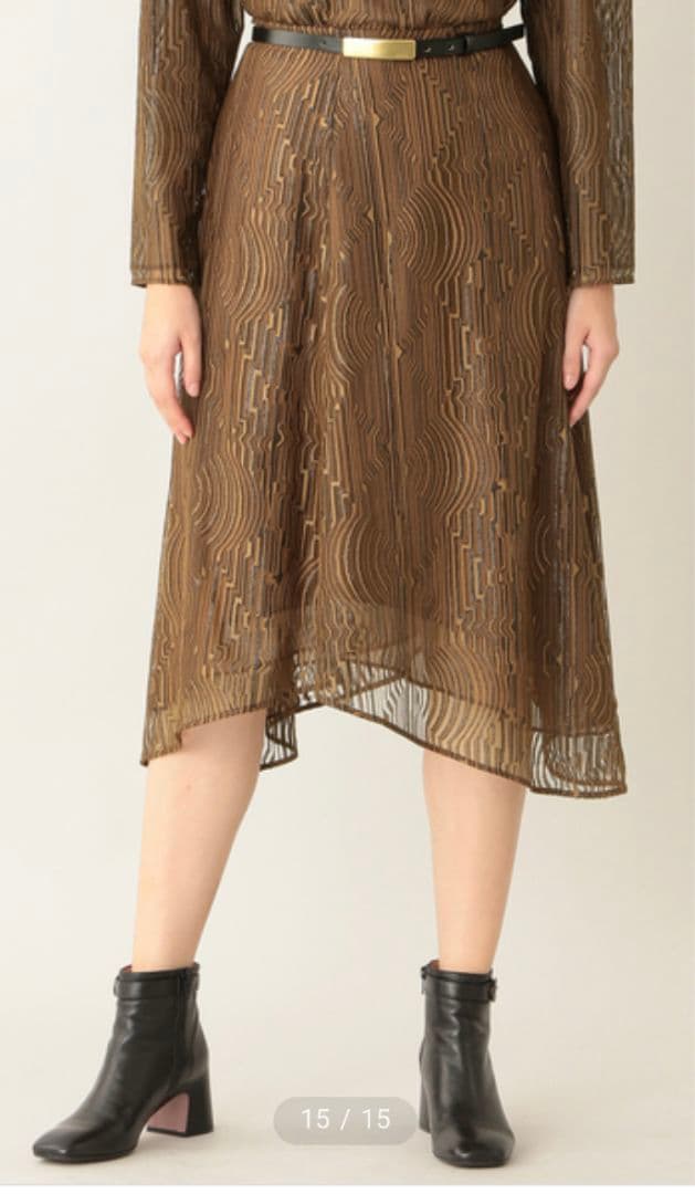 極美品エポカスカート☆エブール☆アンスリード☆シンメ☆マディソン