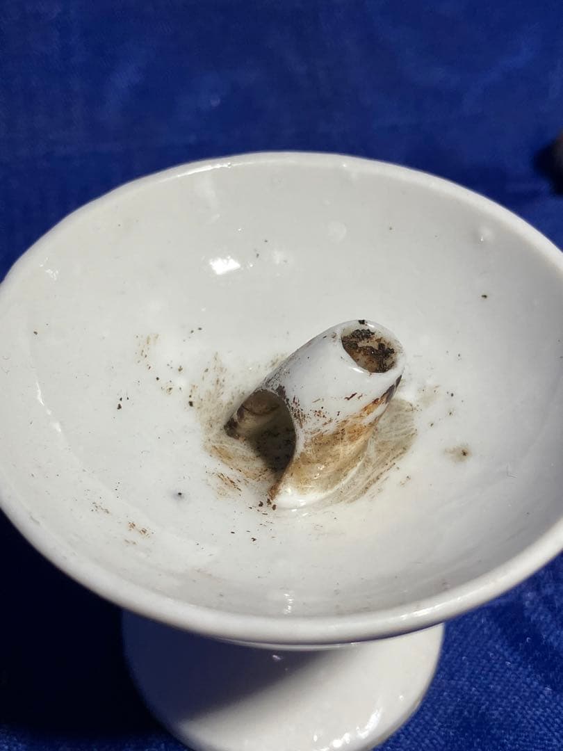 白磁　灯明皿　レア　骨董　アンティーク