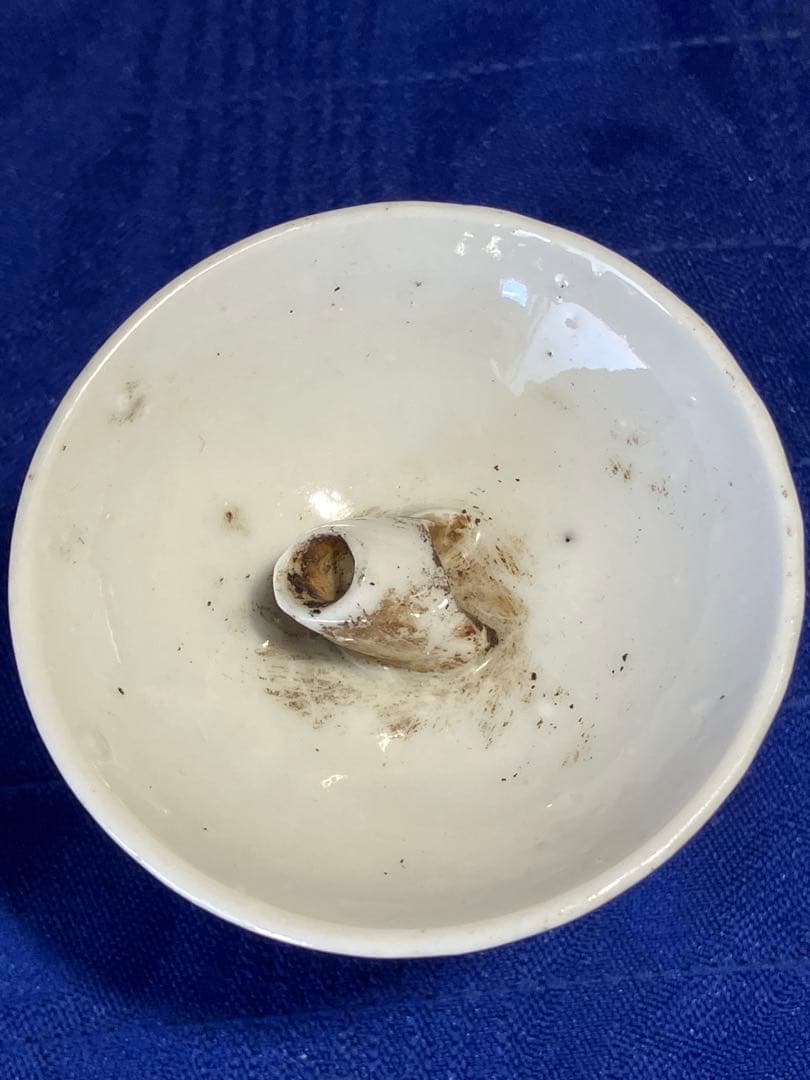 白磁　灯明皿　レア　骨董　アンティーク