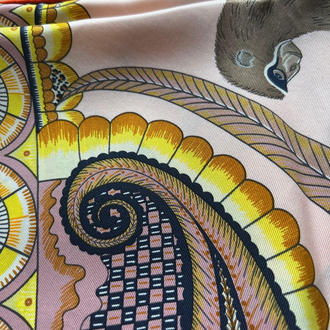 m*o様 エルメス　カレ70 サバンナのダンス　シルク100%