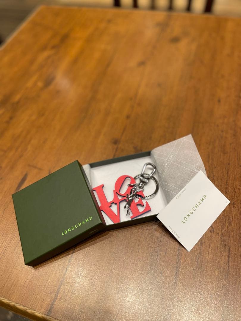 新品未使用】LONGCHAMP ロンシャン LOVE キーリング - メルカリ