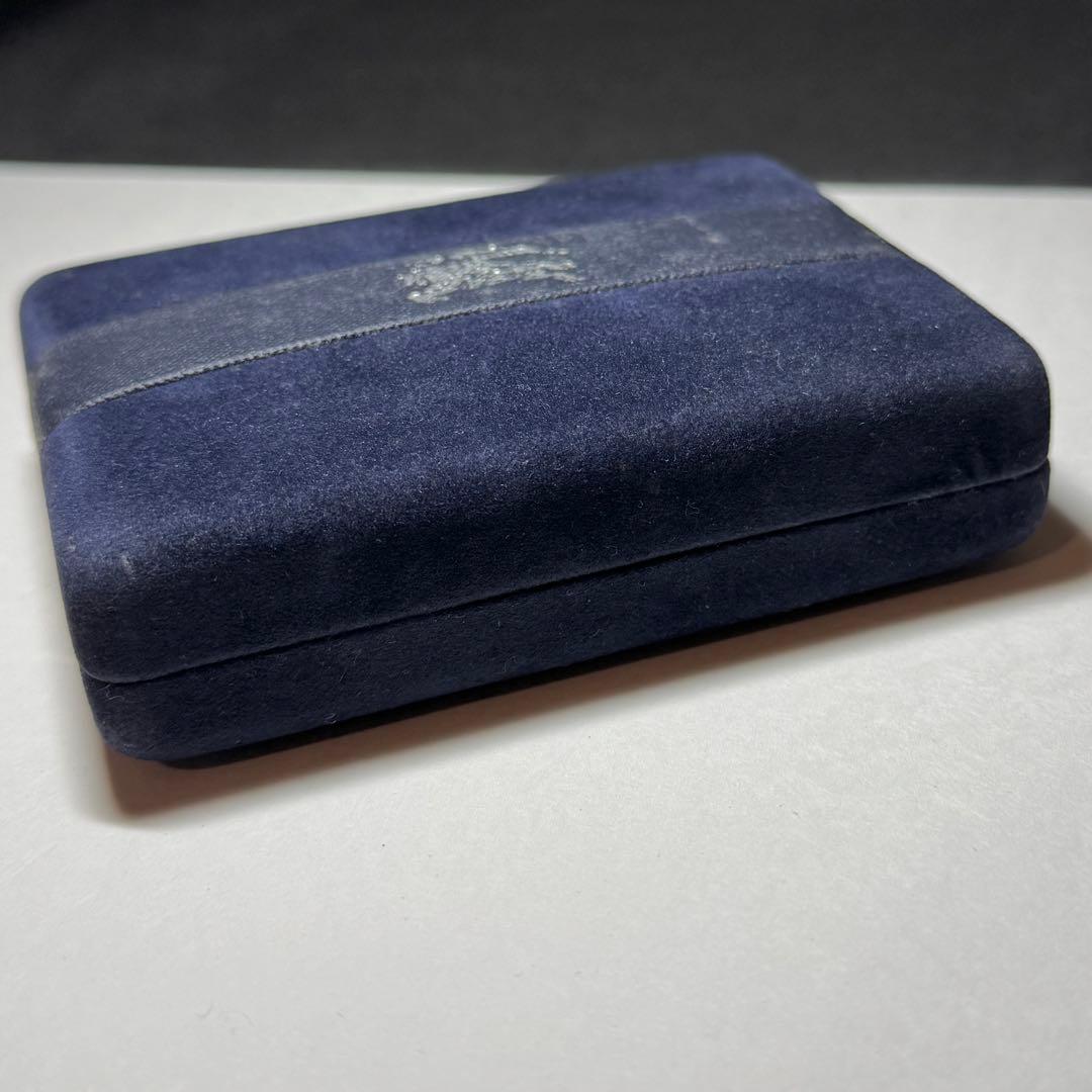 タグ付き未使用 バーバリー ネクタイピン カフス 3点セット ケース付 チェック