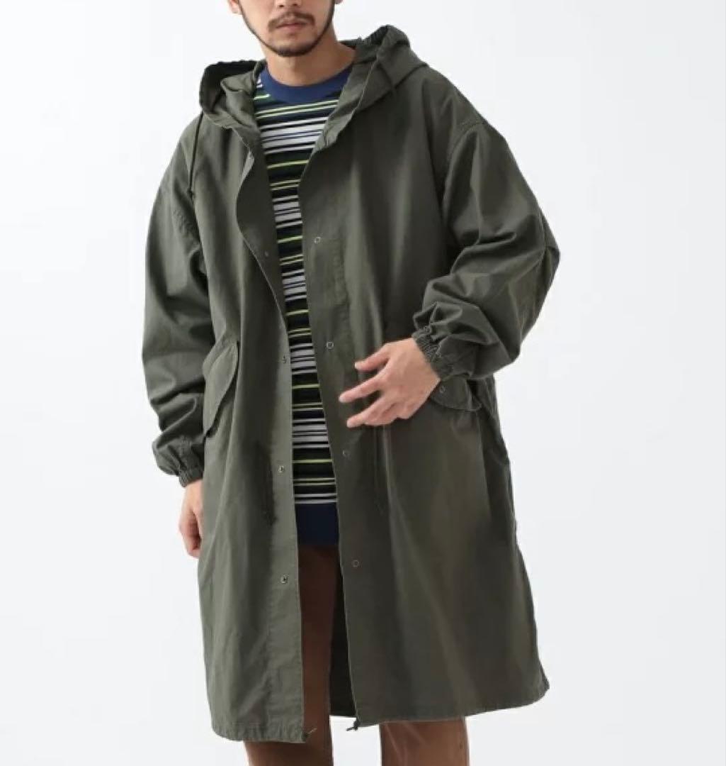 【美品】ビームス/リップストップスノーパーカー/モッズコート/M-51/ブラック