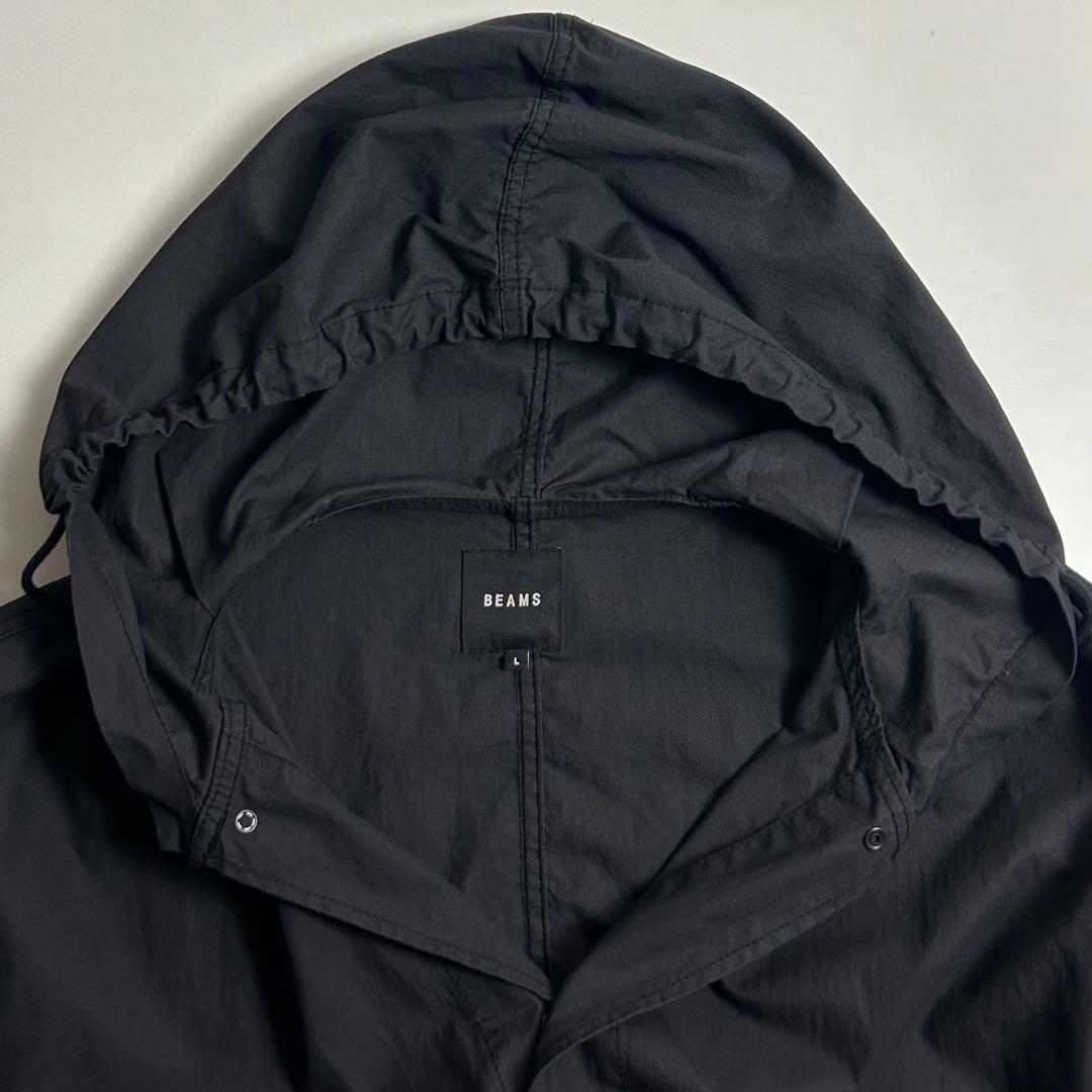 【美品】ビームス/リップストップスノーパーカー/モッズコート/M-51/ブラック