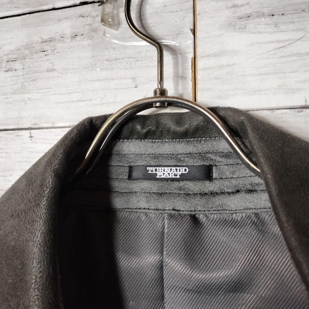 00s Tornado Mart レザーコート スウェード風コーティング