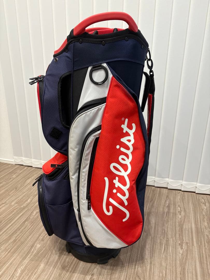 Titleist キャディバッグ ネイビー/レッド