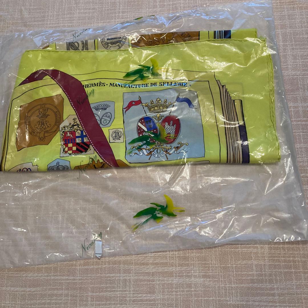 エルメスカレ90【図面と記号】レア色 一度使用後ロイヤルクリーニング