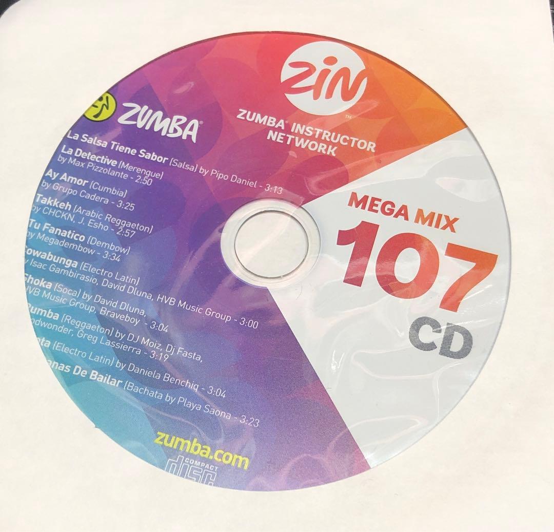 ズンバ ZUMBA CD MEGA MIX 107 メガミックス - メルカリ