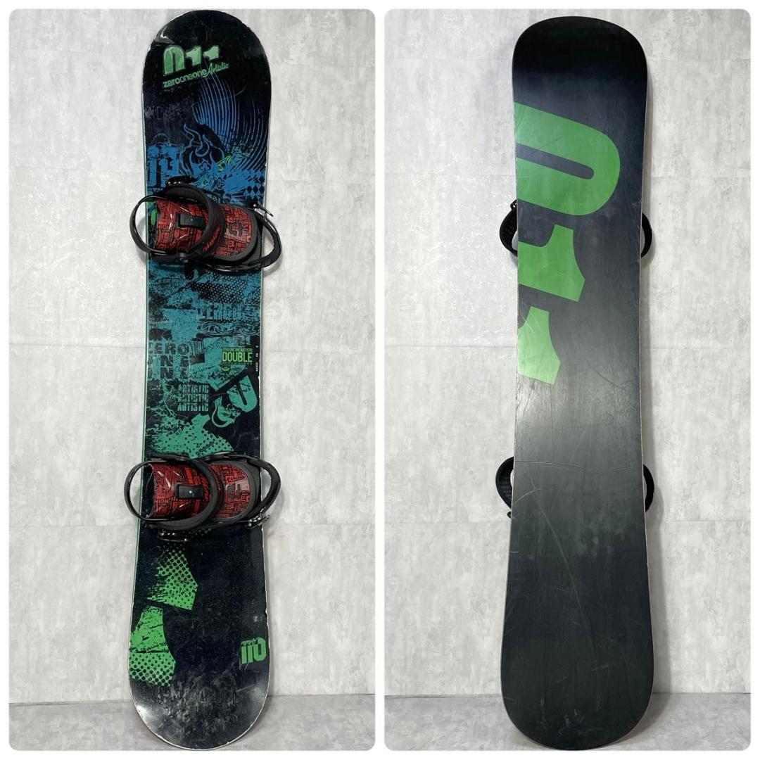 011artistic スノーボードセット 011Artistic DOUBLE 2点セット 154cm