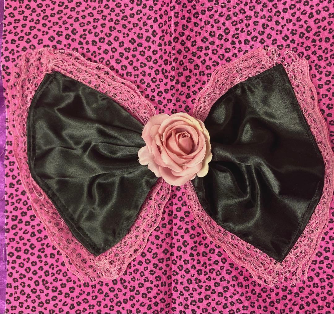 姫ギャル リボン バラ ラパフェ風 デカリボン ギャル ロリータ MARS風