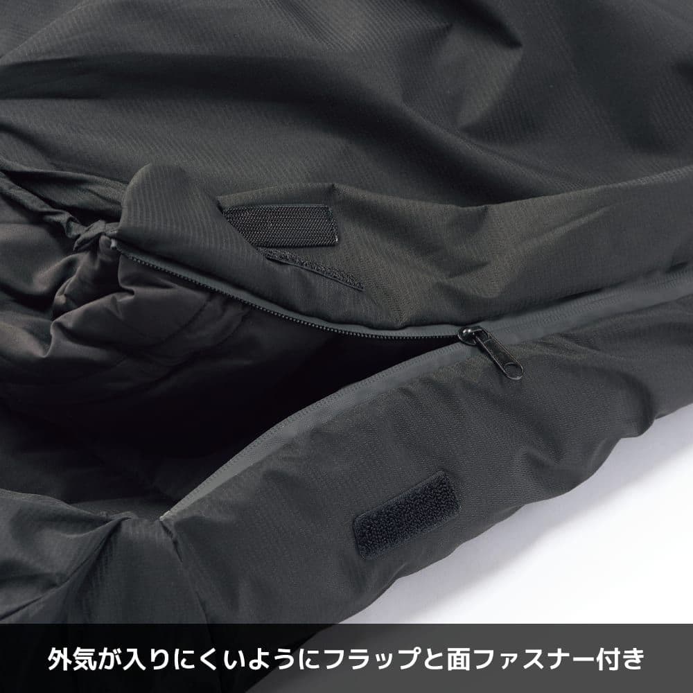 限定 エックスシェルター 断熱α プレミアムシュラフ ブラック XShelter