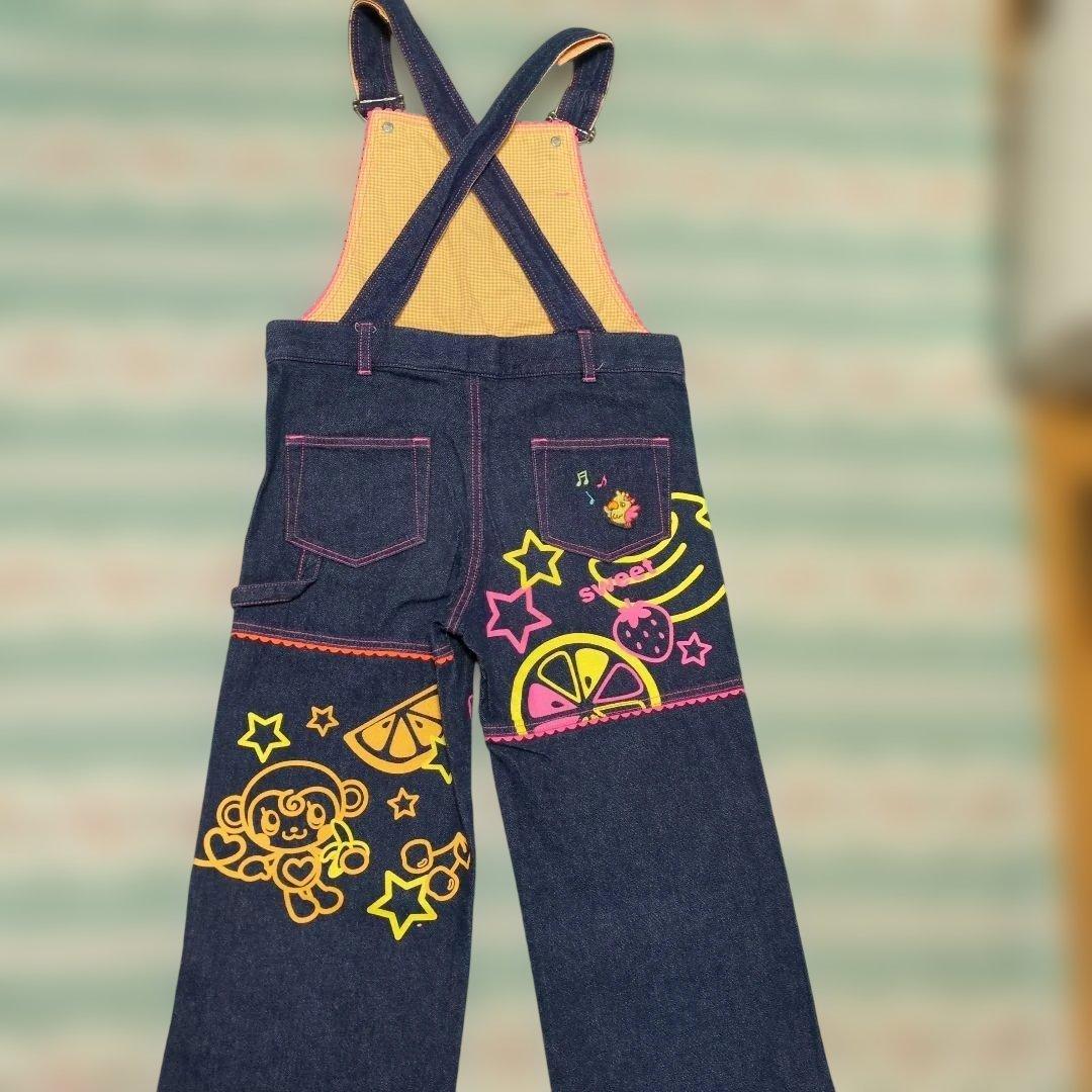 メゾピアノフルーツデニムオーバーオール 130cm - メルカリ