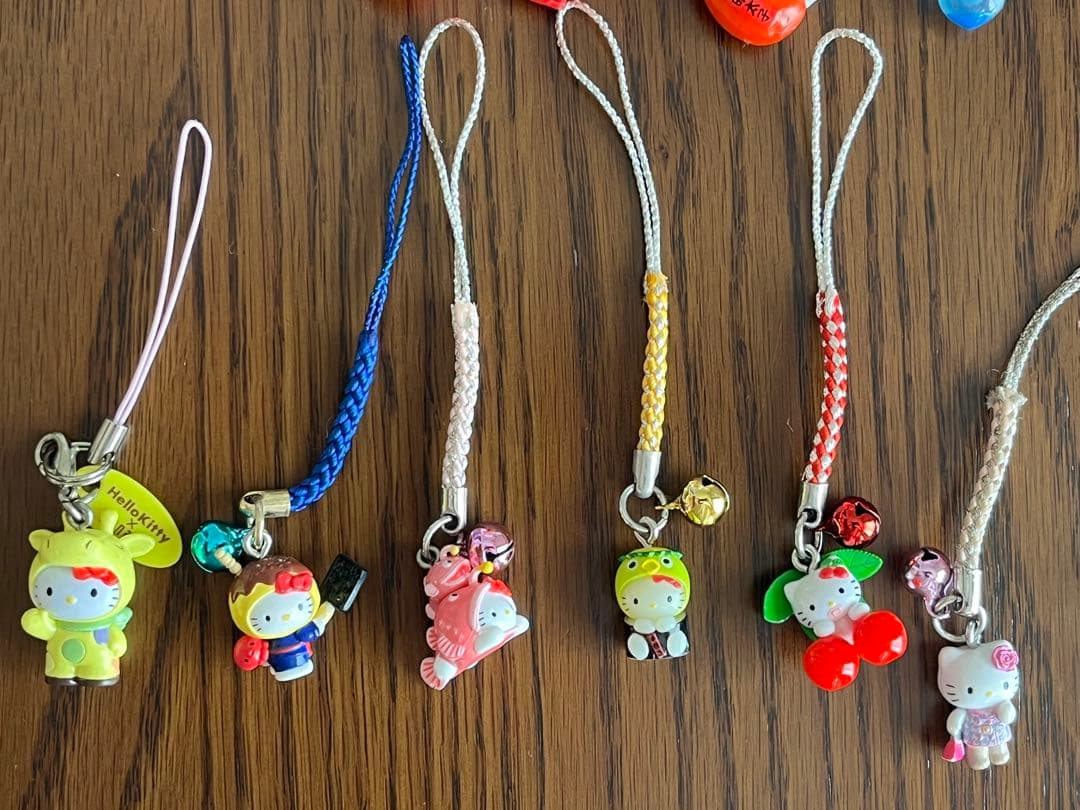 ご当地キティ 限定 レア 希少 根付 ストラップ まとめ売り サンリオ 平成